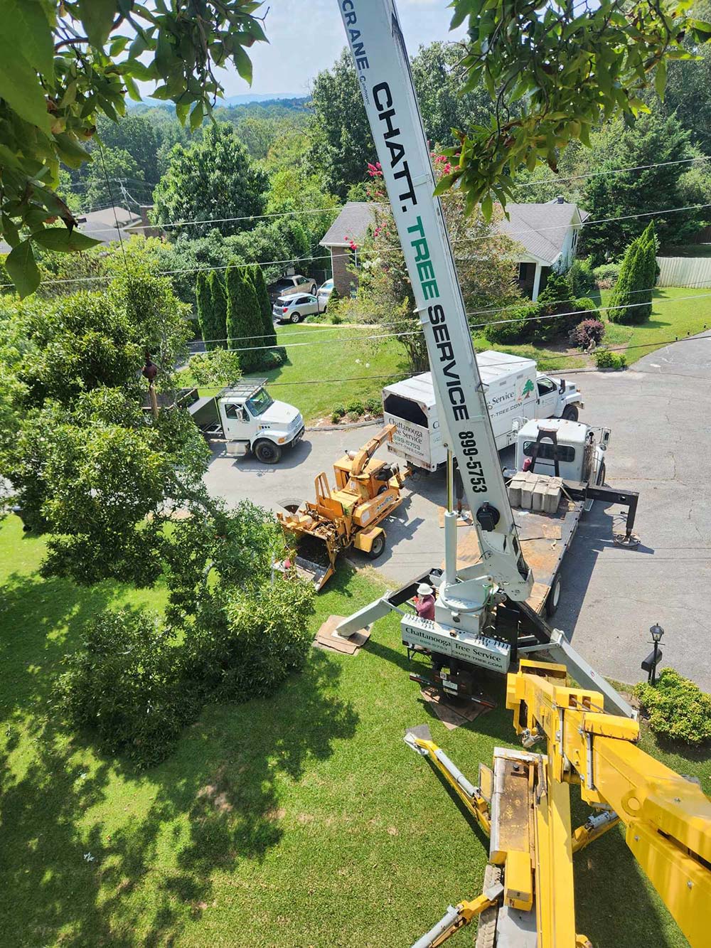 Some of Chattanooga Tree Service's Equipment
